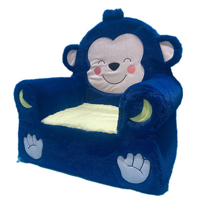 48 ซม. ตุ๊กตาสัตว์ตกแต่งตุ๊กตาลิงเก้าอี้ตุ๊กตาเมมโมรี่โฟม Bean Bag Chair