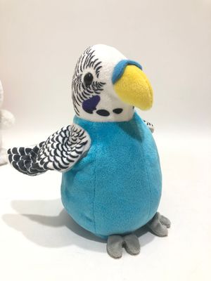 ของขวัญผ้าฝ้าย PP 100% ตุ๊กตาสัตว์ Blue Parrot