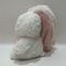 25 ซม 10 นิ้ว สีชมพูและสีขาว อีสเตอร์ Plush Toy Bunny กระต่าย stuffed สัตว์ในสตรอเบอรี่