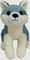 16 ซม. 6.3 นิ้วหมาป่าสัตว์ป่าของเล่นตุ๊กตาที่ทำจากวัสดุรีไซเคิล Baby Friendly