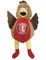 0.4M 15.75in ของเล่นของที่ระลึกสีน้ำตาลแดง Charlton Athletic Mascot For Child Friendly