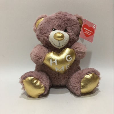 ขายร้อน ขายปลีก ของเล่น Plush ของเล่นวันวาเลนไทน์'S วัน Teddy Bear กับหัวใจ ของขวัญหวานสําหรับคนรัก