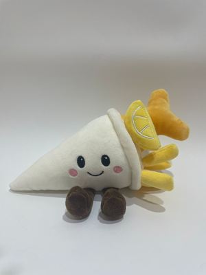 ตุ๊กตาปลาทอดและเฟรนช์ฟรายส์ 7 ชิ้น, ของเล่นตุ๊กตาสัตว์น่ารักสำหรับเด็กและการตกแต่งบ้าน