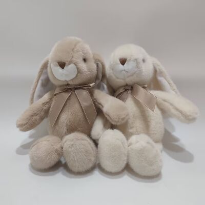 2 หลากหลายที่นั่งหูหุ้มกระต่ายของเล่น Plush นุ่มและน่ารักกระต่าย stuffed สําหรับเด็ก