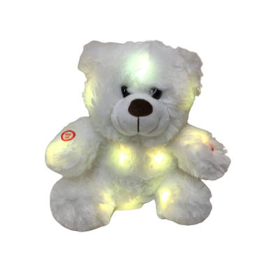 สีสัน 0.25M 9.84ft LED ตุ๊กตาของเล่นตุ๊กตาหมีขาวใหญ่ตุ๊กตาสัตว์ SGS