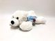 เด็กสีขาวนอนตุ๊กตาหมีขั้วโลกของขวัญของเล่นยัดไส้ผ้าฝ้าย PP 100% ไส้