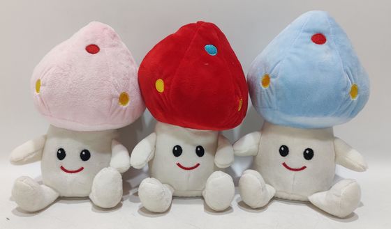 สีสามบันทึกย้ายเห็ดซ้ายและขวา ของเล่นอิเล็กทริกส์ plush ของเล่นอ่อนนุ่มความสบายใจตุ๊กตา