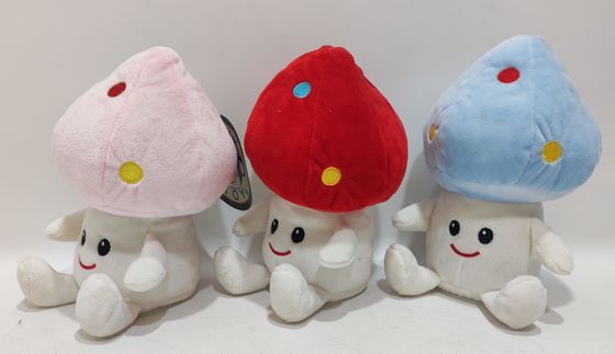 สีสามบันทึกย้ายเห็ดซ้ายและขวา ของเล่นอิเล็กทริกส์ plush ของเล่นอ่อนนุ่มความสบายใจตุ๊กตา