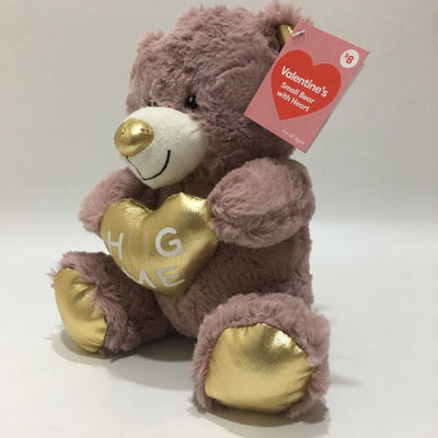 ขายร้อน ขายปลีก ของเล่น Plush ของเล่นวันวาเลนไทน์'S วัน Teddy Bear กับหัวใจ ของขวัญหวานสําหรับคนรัก