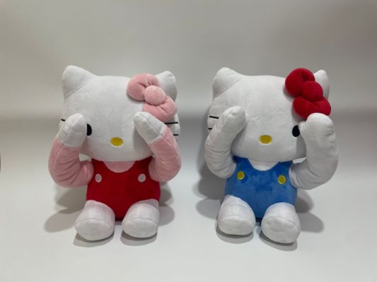 ของเล่นเพื่อการศึกษา Hello Kitty Peekaboo 2 สี ของขวัญที่ดีที่สุดสำหรับเด็ก ของเล่นตุ๊กตา