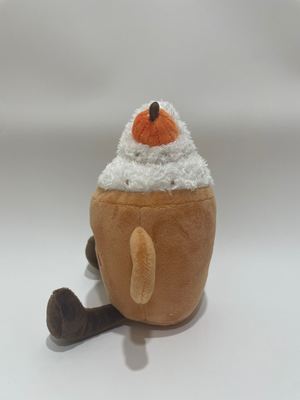 ตุ๊กตาลาเต้ฟักทอง 7 ชิ้น, ของเล่นตุ๊กตาสัตว์น่ารักสำหรับเด็กและการตกแต่งบ้าน