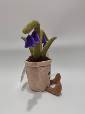 ของเล่นตุ๊กตาบันทึกเสียง Bulebell ทำจากวัสดุผ้าพลัฌและผ้าฝ้าย PP 100%