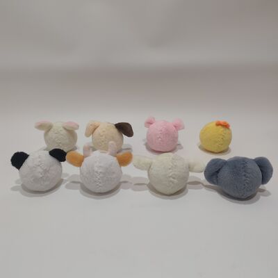 ชุดลูกบอลเด้งลายสัตว์ฟาร์ม 8 ชิ้นสุดสดใสสำหรับเล่น