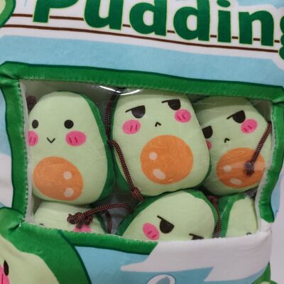 หมอนปุ๊ดอะโวคาโด PVC หน้าใส พร้อมปุ๊ดอะโวคาโดน่ารัก