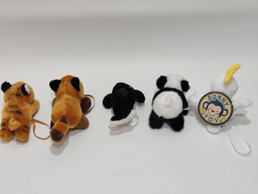Magnetic Shoulder Perch Plush 5 Animal Set Cute and Interactive Collection