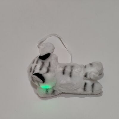 สัตว์เล่นที่สว่างด้วยแม่เหล็ก เสือขาว