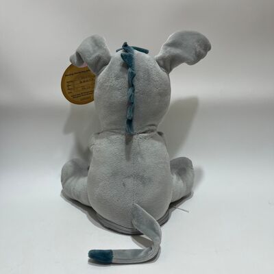 Interactive Peek-a-Boo Donkey Plush Toy with Voice and Music Functions Cute Pink-Eared Hide and Seek Comfort Toy