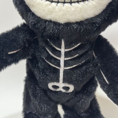 Halloween Skeleton Plush Toy with Swinging Arms Singing and Dancing Spooky Skeleton Doll