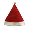 0.4M 15.75in หมวกซานต้ากำมะหยี่สีแดงและหมวกคริสต์มาสสีขาวพร้อมโลโก้ McDonald