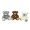20 ซม. 3 CLRS ตุ๊กตาหมี W/ Bowknot ของเล่นของขวัญวันวาเลนไทน์สำหรับคนรัก